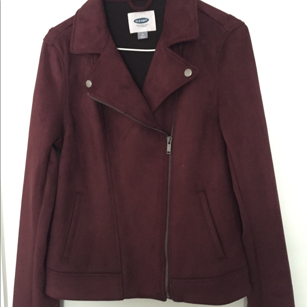 Old Navy Suede Moto Jacket